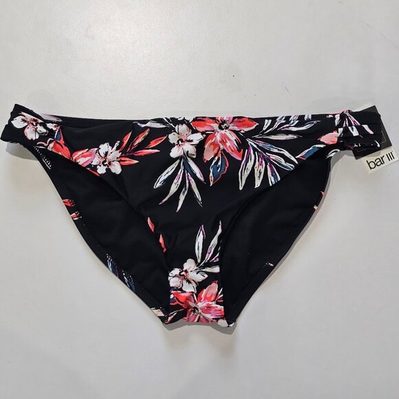 Bar III Tropical Escape Floral Hipster Bikini Bottoms - Picture 5 of 9